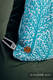 Sackpack made of wrap fabric (96% cotton, 4% metallised yarn) - WOODLAND - FROST - standard size 32cmx43cm #babywearing