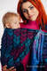 Żakardowa chusta kółkowa do noszenia dzieci, (100% bawełna), ramię bez zakładek - ZAPLĄTANI W MIŁOŚĆ - long 2.1m #babywearing