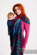 Ringsling, Jacquard Weave (100% cotton), with gathered shoulder - TANGLED IN LOVE - standard 1.8m #babywearing
