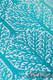 Baby Wrap, Jacquard Weave (96% cotton, 4% metallised yarn) - WOODLAND - FROST - size XS #babywearing