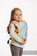 Doll Carrier made of woven fabric, 100% cotton - SWALLOWS RAINBOW LIGHT #babywearing