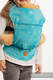 Doll Carrier made of woven fabric, 96% cotton, 4% metallised yarn - TWINKLING STARS - PERSEIDS #babywearing