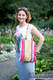 Shopping bag (made of wrap fabric) - Lime & Fuchsia  #babywearing