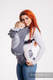 LennyGo Mochila ergonómica, talla Toddler, jacquard 100% algodón - MOONLIGHT WOLF #babywearing
