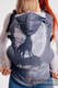 LennyGo Mochila ergonómica, talla bebé, jacquard 100% algodón - MOONLIGHT WOLF #babywearing