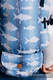 Marsupio LennyUpGrade, misura Standard, tessitura jacquard, 100% cotone - FISH'KA BIG BLUE #babywearing