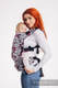 Mochila LennyUpGrade, talla estándar, tejido jaqurad 100% algodón - HUG ME - PINK #babywearing