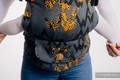Mochila LennyUpGrade, talla estándar, tejido jaqurad 100% algodón - WAWA - GREY&MUSTARD #babywearing
