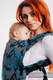 Porte-bébé LennyUpGrade, taille standard, jacquard, 100% coton - WAWA - GREY&BLUE #babywearing