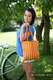 Shopping bag (made of wrap fabric) - Orange Cocktail  #babywearing