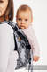 Lenny Onbuhimo, misura toddler, tessitura jacquard, 100% cotone - TIME (with skull) #babywearing