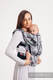 Nosidełko LennyUpGrade  z tkaniny żakardowej 100% bawełna, rozmiar standard - CZAS (z czaszką) #babywearing