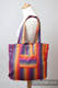 Shoulder bag made of wrap fabric (100% cotton) - SUNSET RAINBOW COTTON - standard size 37cmx37cm #babywearing