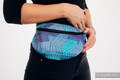 Gürteltasche, hergestellt vom gewebten Stoff (100% Baumwolle) - PRISM - BLUE RAY #babywearing