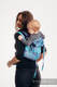 Lenny Buckle Onbuhimo baby carrier, standard size, jacquard weave (100% cotton) - PRISM - BLUE RAY #babywearing