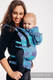 Marsupio Ergonomico LennyGo, misura Toddler, tessitura jacquard 100% cotone - PRISM - BLUE RAY #babywearing
