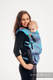 Drool Pads & Reach Straps Set, (60% cotton, 40% polyester) - PRISM - BLUE RAY #babywearing