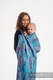 Écharpe, jacquard (100% coton) - PRISM - BLUE RAY  - taille S #babywearing