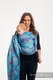 Écharpe, jacquard (100% coton) - PRISM - BLUE RAY  - taille XS #babywearing