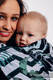 Marsupio Ergonomico LennyGo, misura Baby, tessitura jacquard 100% cotone - ABSTRACT #babywearing