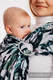 Żakardowa chusta kółkowa do noszenia dzieci, (100% bawełna), ramię bez zakładek - ABSTRACT - long 2.1m (drugi gatunek) #babywearing
