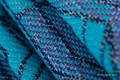 Écharpe, jacquard (100% coton) - PRISM - BLUE RAY  - taille XL #babywearing