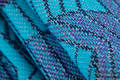 Fascia portabebè, tessitura Jacquard (100% cotone) - PRISM - BLUE RAY - taglia L #babywearing