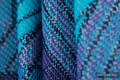 Marsupio LennyPreschool, misura Preschool, tessitura Jacquard, 100% cotone - PRISM - BLUE RAY #babywearing