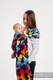 Chusta kółkowa, splot żakardowy, (100% bawełna) - LOVKA TĘCZOWA DARK - standard 1.8m #babywearing
