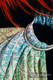 Bandolera de anillas, tejido Jacquard (100% algodón) - PEACOCK'S TAIL - BUBBLE - standard 1.8m #babywearing