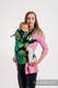 LennyGo Ergonomic Carrier, Baby Size, jacquard weave 100% cotton - MONSTERA  #babywearing