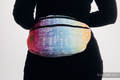 Saszetka z tkaniny chustowej, rozmiar large (100% bawełna) - SYMFONIA TĘCZOWA LIGHT #babywearing