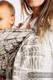 Fascia ad anelli, tessitura Jacquard (85% cotone, 15% bamboo charcoal) - spalla aperta - SKETCHES OF NATURE - PURE - taglia standard 1.8m  #babywearing