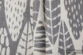 Fular, tejido jacquard (85% algodón, 15% bambú charcoal) - SKETCHES OF NATURE - PURE - no dyes - talla L  #babywearing