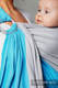 Bandolera de anillas Línea Básica, tejido espiga (100% algodón) - con plegado simple - LITTLE HERRINGBONE LARIMAR - standard 1.8m  #babywearing
