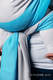 Écharpe de la gamme de base, tissage herringbone (100 % coton) - LITTLE HERRINGBONE LARIMAR - taille XS #babywearing