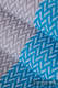 Écharpe de la gamme de base, tissage herringbone (100 % coton) - LITTLE HERRINGBONE LARIMAR - taille XS #babywearing