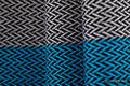 Fular Línea Básica, tejido Herringbone (100% algodón) - LITTLE HERRINGBONE SODALITE - talla S #babywearing