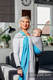 Sling de la gamme de base, d’écharpes (100 % coton) - avec épaule sans plis - LITTLE HERRINGBONE LARIMAR - standard 1.8m (grade B) #babywearing