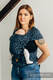 LennyHybrid Half Buckle Carrier, Standard Size, jacquard weave 100% cotton - BASIC LINE METEORITE #babywearing