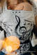 Nosidełko LennyHybrid Half Buckle, splot żakardowy, 100% bawełna , rozmiar standard - SYMFONIA KLASYCZNA #babywearing