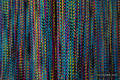 Chaqueta asimétrica con capucha - Mezcla de Grises con Colorful Wind - talla 3XL #babywearing