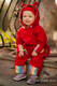 Kombinezon Polarowy - rozmiar 86 - czerwony z Tęczą #babywearing