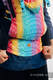 LennyGo Ergonomic Carrier, Baby Size, jacquard weave 100% cotton - PEACOCK'S TAIL - FUNFAIR  #babywearing