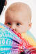 Porte-bébé LennyHybrid Half Buclke, taille standard, jacquard, 100% coton - PEACOCK’S TAIL - FUNFAIR  #babywearing
