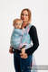 Baby Wrap, Jacquard Weave (91% cotton, 9% tencel) - UNICORN LACE - size XL #babywearing
