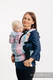 LennyGo Ergonomic Carrier, Toddler Size, jacquard weave (91% cotton, 9% tencel) - UNICORN LACE #babywearing