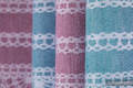 LennyUpGrade Carrier, Standard Size, jacquard weave (91% cotton, 9% tencel) - UNICORN LACE #babywearing