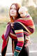 Chusta do noszenia dzieci, tkana splotem skośno-krzyżowym, bawełna z wełną - Klon - rozmiar M #babywearing