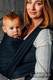 Baby Sling, Herringbone Weave (100% cotton) - LITTLE HERRINGBONE EBONY BLACK - size XL #babywearing